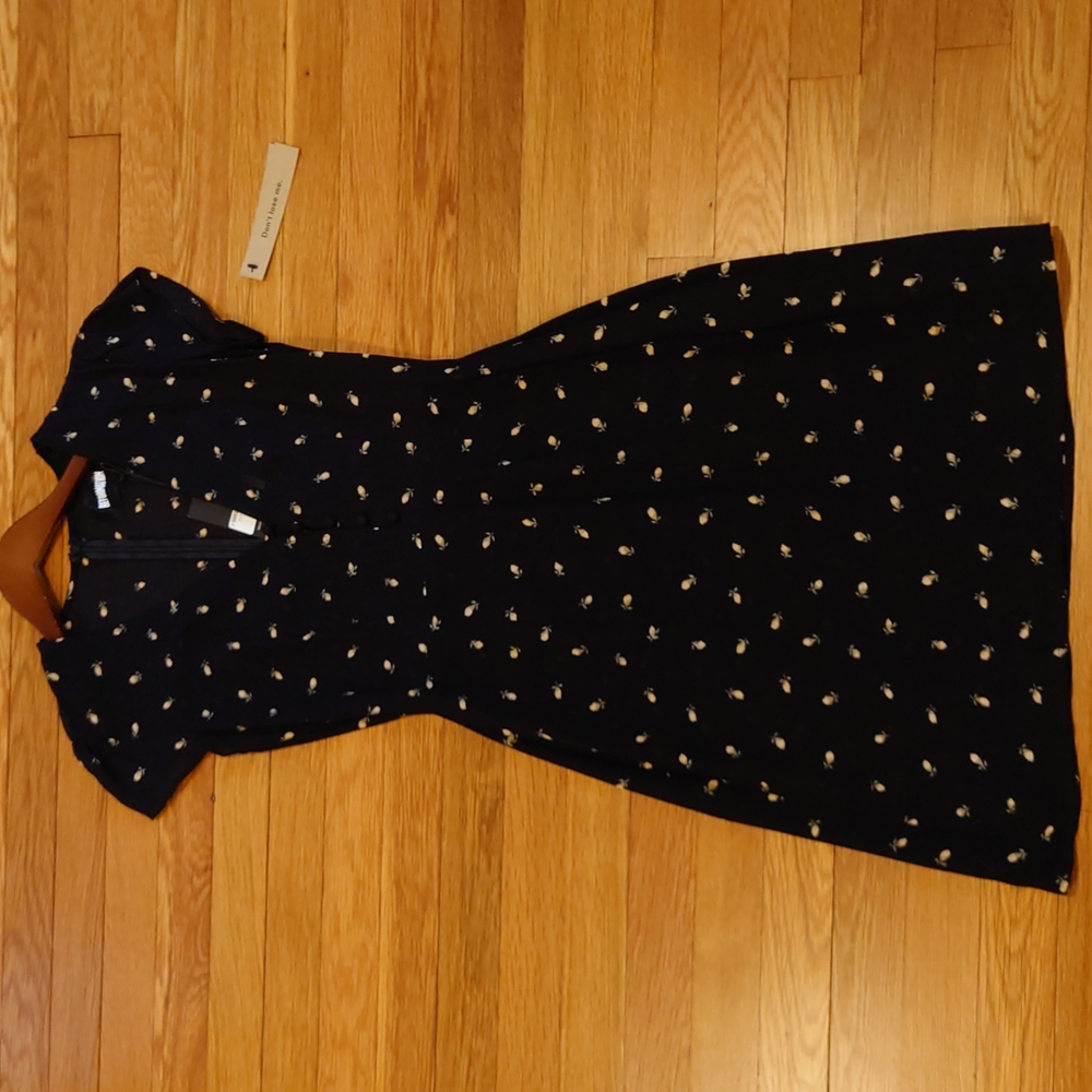 Reformation Ailey Dress size 4 black/print